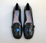 Miu Miu Black Patent Loafers New Flats Shoes