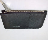 Saint Laurent Fragments Card Wallet YSL Black Leather Logo Case
