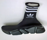 Balenciaga x Adidas Speed Light Logo-Jacquard Socks Slip on Stretch Sneakers