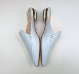 Nicholas Kirkwood Beya Slides in White Leather Flats Shoes