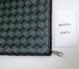 Bottega Veneta Computer Laptop Black Leather Clutch Case