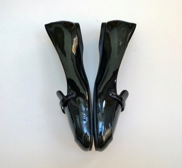 Miu Miu Black Patent Loafers New Flats Shoes