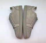 Christian Louboutin Louis Junior Spikes Sneakers in Warm Grey Goose