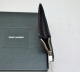Saint Laurent Fragments Card Wallet YSL Black Leather Logo Case