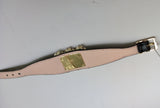 Roger Vivier Broche Vivier Black Leather Rhinestone Buckle Bracelet RV Jewelry