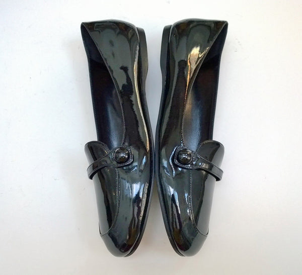 Miu Miu Black Patent Loafers New Flats Shoes