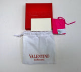 Valentino Garavani Pink PP Fuchsia Rockstud Leather Bracelet Pantone