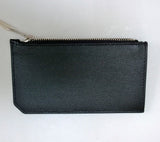 Saint Laurent Fragments Card Wallet YSL Black Leather Logo Case