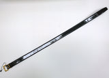 Saint Laurent Cassandre 70cm Black Patent Logo Belt