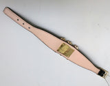 Roger Vivier Broche Vivier Black Leather Rhinestone Buckle Bracelet RV Jewelry