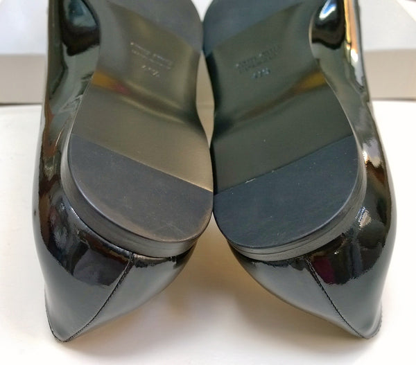 Miu Miu Black Patent Loafers New Flats Shoes