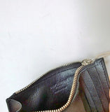 Saint Laurent Fragments Card Wallet YSL Black Leather Logo Case
