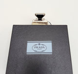 Prada Claw Clip in Silver Metal with Logo New in Box Hair Accessories