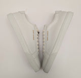 Saint Laurent Andy White Leather Low Top Sneakers New in Box Gym