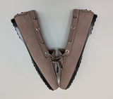 Tod's Dusty Pink Suede Loafers with Rubber Soles Gommino Flats New in Box Shoes