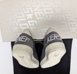 Golden Goose Ball Star Distressed Suede-Trimmed Leather Sneakers New in Box