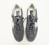 Golden Goose Ball Star Distressed Suede-Trimmed Leather Sneakers New in Box