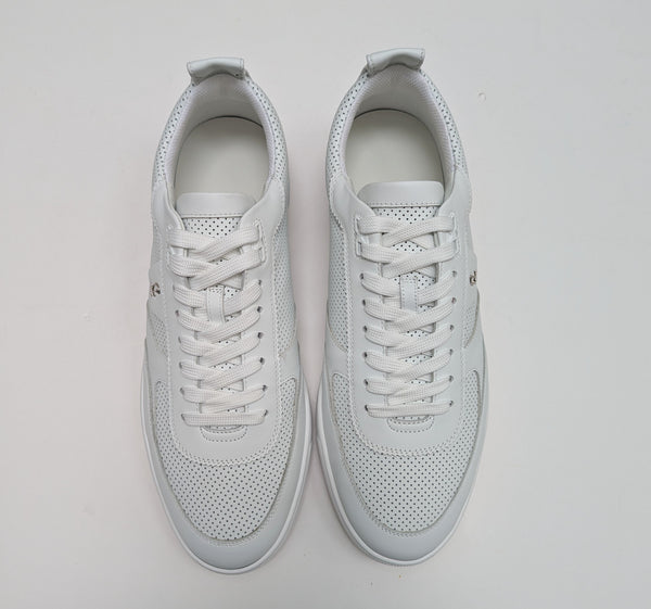 Christian Louboutin Tutti Rui Stark White Leather Sneakers New in Box