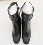 Jimmy Choo Lawton 65 Black Leather Ankle Boots New in Box