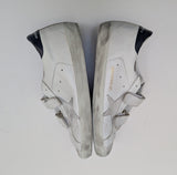 Golden Goose Old School Distressed Leather Sneakers with Velcro Closure New in Box Adaptive Fashion