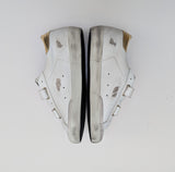 Golden Goose Authentic Leather Sneakers Old School Velcro White Leather Trainers New Adaptive