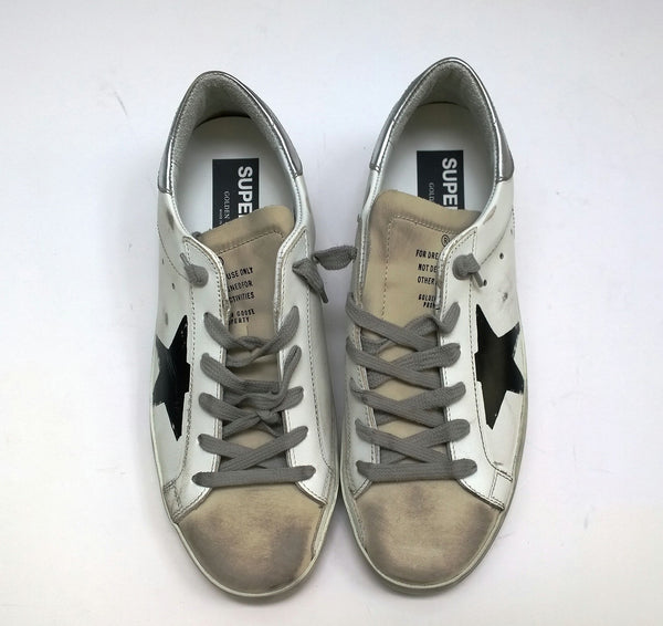 Golden Goose Super Star Sneakers with Black Star
