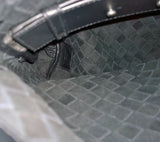 Bottega Veneta BV Hydrology Crossbody Messenger Bag in Black Leather East West Small Clutch New