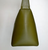 Loewe Puzzle Fold Handle Clutch Bag in Olive Leather New with Tags