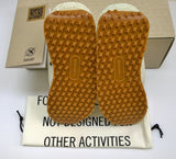 Golden Goose Marathon Beige Nylon with Grey Leather with Beige Print Star Sneakers New in Box