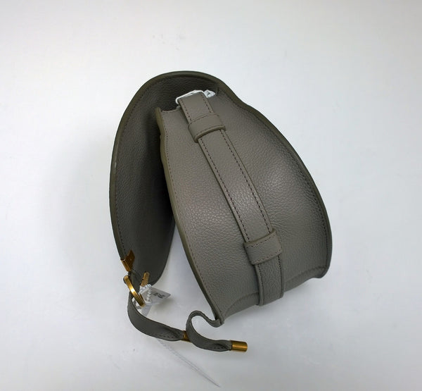Chloé Marcie Small Crossbody Handbag in Grey Leather New Bag with Tags