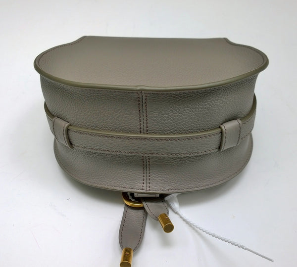 Chloé Marcie Small Crossbody Handbag in Grey Leather New Bag with Tags