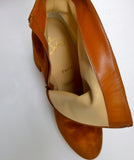 Christian Louboutin Movida Booty 130 in Foxy Brown Suede Platform Boots New in Box