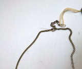 Dior Necklace in Silver Finish Brass with CD Logo Charm Jewellery New