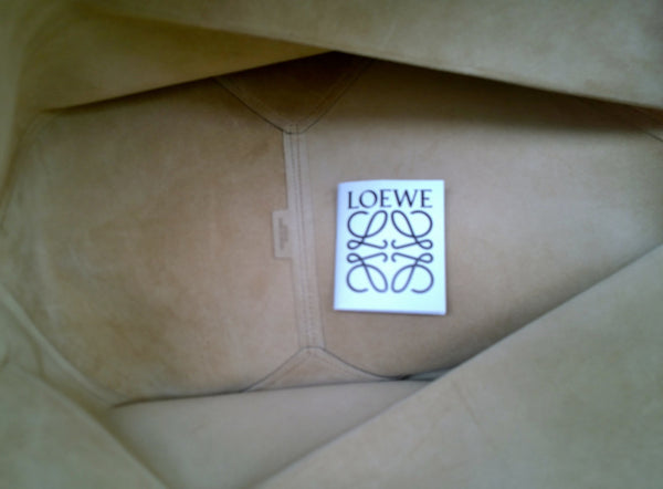 Loewe Puzzle Large Tote Two Tone Bag in Brown and Black Handbag New
