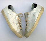 Golden Goose Super Star Skate Sneakers in White Leather with Suede Toe New in Box Trainers