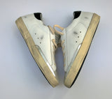 Golden Goose Super Star Skate Sneakers in White Leather with Suede Toe New in Box Trainers