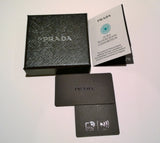 Prada Charm Bracelet with Leather and Metal New in Box