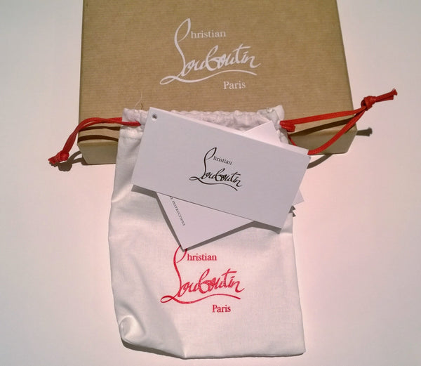 Christian Louboutin Rose with Thorns Bag Charm New in Box Red Leather Bloom