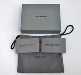 Balenciaga x Simpsons Card Wallet Black Leather Case