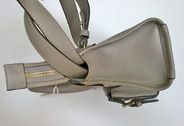 Chloé Edith Mini Grey Leather Handbag Crossbody Small Bag