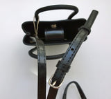 Balenciaga x Simpsons Black Leather Phone Bag Crossbody Purse