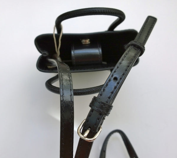 Balenciaga x Simpsons Black Leather Phone Bag Crossbody Purse