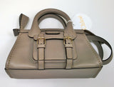 Chloé Edith Mini Grey Leather Handbag Crossbody Small Bag