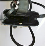 Balenciaga x Simpsons Black Leather Phone Bag Crossbody Purse