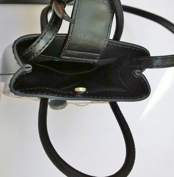 Balenciaga x Simpsons Black Leather Phone Bag Crossbody Purse