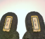 Gucci Eileen Interlocking G Shearling Slides in Black Flats GG