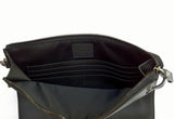 Valentino Garavani Men's Rockstud Black Leather Clutch Bag Wrist Strap New with Dustbag