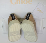 Chloé Lauren Sneakers in Nausica 33 Pink Tea Leather Trainers Lace Up Chloe