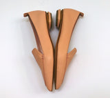 Nicholas Kirkwood Powder Peach Pink Leather Beya Loafers Flats