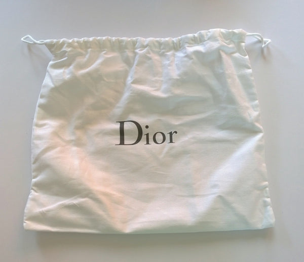 Christian Dior Navy Leather Flower Clutch Pouch Homme
